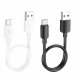HOCO kabel USB A do Typ C PD 2,4A 27W X96 0,25 m czarny 3