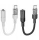 HOCO adapter AUX Typ C do Jack 3,5 mm LS37 0,15 m transparentny szary 6