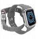 Pasek z etui ochronnym Protect Strap Band do Apple Watch 38 / 40 / 41 mm opaska obudowa pancerna - szary, srebrny 1