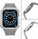 Pasek z etui ochronnym Protect Strap Band do Apple Watch 38 / 40 / 41 mm opaska obudowa pancerna - szary, srebrny 4
