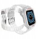 Pasek z etui ochronnym Protect Strap Band do Apple Watch 38 / 40 / 41 mm opaska obudowa pancerna - przezroczysty 1