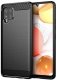 Carbon Case elastyczne etui pokrowiec Samsung Galaxy A42 5G czarny 13