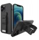Rope case żelowe etui ze smyczą łańcuszkiem torebka smycz iPhone 12 Pro Max czarny 1