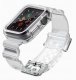 Silikonowa opaska pasek bransoleta bransoletka etui Strap Light Set do zegarka Apple Watch 40 mm - czarna 2