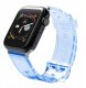 Pasek silikonowy bransoleta bransoletka Strap Light do zegarka Apple Watch 42 / 44 mm - niebieski 1