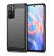 Carbon Case elastyczne etui pokrowiec Xiaomi Redmi Note 11 czarny 1