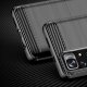 Carbon Case elastyczne etui pokrowiec Xiaomi Redmi Note 11 czarny 1