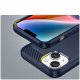 Carbon Case etui iPhone 14 elastyczny żelowy pokrowiec na tył plecki niebieski 5
