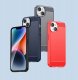 Carbon Case etui iPhone 14 elastyczny żelowy pokrowiec na tył plecki niebieski 8