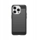 Elastyczne etui wzór karbon do iPhone 15 Pro Carbon Case - czarne 1