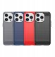 Elastyczne etui wzór karbon do iPhone 15 Pro Carbon Case - czarne 7