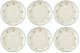 Spodki porcelanowe 15 cm  zestaw 6 sztuk SELTMANN Streublume z kolekcji Marie-Luise 1
