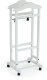 Wieszak do sypialni ARREDAMENTI MIXER  Biały stojak 105x46 cm 1