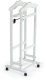 Wieszak do sypialni ARREDAMENTI MIXER  Biały stojak 105x46 cm 1