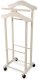 Wieszak na ubrania ARREDAMENTI TRENDY  Do sypialni, biały, 105x44 cm 1