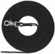 Trixie Tracking lead, trigger snap hook, round, S–L: 20m/ø6mm,black 1