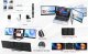 Kwumsy S2 potrójny monitor do laptopa 14" przenośny rozszerzenie ekranu 7