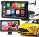 QIKtech Uniwersalny 7-calowy samochodowy radio wideo odtwarzacz bezprzewodowy dla Apple CarPlay Android Auto 1