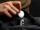 Orbitkey Slim Case for AirTag with key ring, granite 4