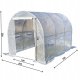 Tunel foliowy szklarnia 2x3,5m biały dodatkowe okno rury 25mm 7m2 3