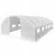 Tunel foliowy szklarnia 3x6m Biały Stelaż 19 mm 18m2 2