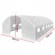 Tunel foliowy szklarnia 3x6m Biały Stelaż 19 mm 18m2 3
