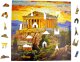 Puzzle Akropol Mruu&Pruu 25 x 25 cm 150 elementów Układanka drewniana 1