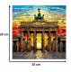 Puzzle Brama Brandenburska Mruu&Pruu 25 x 25 cm 150 el. Układanka drewniana 2
