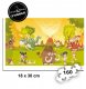 Puzzle Epoka Kamienia 160 elementów Układanka drewniana Mruu&Pruu 2