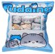 Poduszka PUDDING z MASKOTKAMI Kotki 8szt do RZUCANIA ZABAWY Pluszowe 1