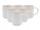 ZESTAW KUBKÓW PORCELANOWYCH ARTENA WHITE 6X400ML 1