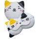 Relaxeazzz Lola the Cat Pluszowy Zestaw: Podszuka + Opaska Na Oczy 1