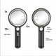 LogiLink LED reading magnifier, 30 LED''s, 90mm diameter 3