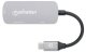 MANHATTAN USB-C 3-in-1 Konverter mit Power Delivery USB 3.2 Typ-C-Stecker auf HDMI 4K30Hz USB-A 5Gbit/s und USB-C PD 100W Alu Grau 1