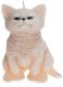Świeca Figurka ANIMALS KOT 10x15cmbeżowa parafinowa 1