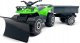 PLASTO Quad z pługiem i przyczepką 52 cm zielony PLA1601 3