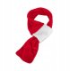 Trixie Xmas scarf, flannel look/plush, 50 cm, red/white 1