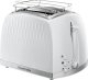 Russell Hobbs 26060-56, 2 slice(s), White, Plastic, Stainless steel, Level, Rotary, 850 W 1