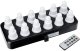 LED lys, Duni, 7cm, Ø4cm, varm hvid, 13 timer, sæt a 12 stk. 2