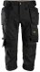 Snickers piratbuks str. 56 - Sort, slim fit design, stretch m/hylsterlommer - 6142 1