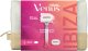 Rinkinys Gillette Venus Comfortglide Sugarberry plus Olay moterims: skustuvas + skustuvo galvutės, 2 vnt. + kosmetinė 1
