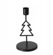 Home Styling Collection Metalowy świecznik na pojedynczą świecę NORGA, wys. 17 cm 1