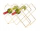 Metalowy stojak na wino DIAMONDS, 40,5 x 27,5 x 15,5 cm 2