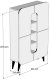 Komoda Kalune Design 845, 144 cm, ruda/smėlio spalvos 1