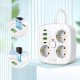 TECH-PROTECT PCS3X4 POWER STRIP 2 USB & 2 TYPE-C & 3 SOCKET 200CM WHITE 3