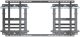 Multibrackets M Public Video Wall Mount Push HD 1200 XL, Fixed, Black, Aluminium, Steel, 135 kg, 3.05 m (120"), Wall 1