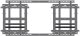 Multibrackets M Public Video Wall Mount Push HD 1200 XL, Fixed, Black, Aluminium, Steel, 135 kg, 3.05 m (120"), Wall 1