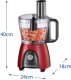 Czajnik Russell Hobbs Russell Hobbs 27110-56, 2.3 L, Black, Red, Transparent, Rotary, 1.5 L, 600 W, 240 mm 6