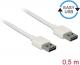 Kabel USB Delock USB-A - USB-A 0.5 m Biały (85192) 1
