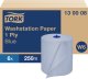 Tork Aftørringspapir Tork Basic W6 1-lags blå 6rul/kar 130008 1